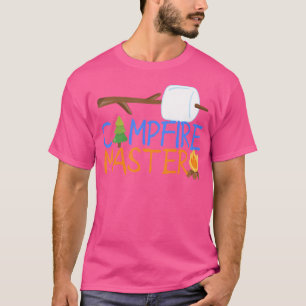 Campfire Master Dad Camping Shirt Camp S'Mores Bon