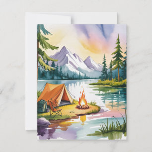 Campfire Memories Invitation