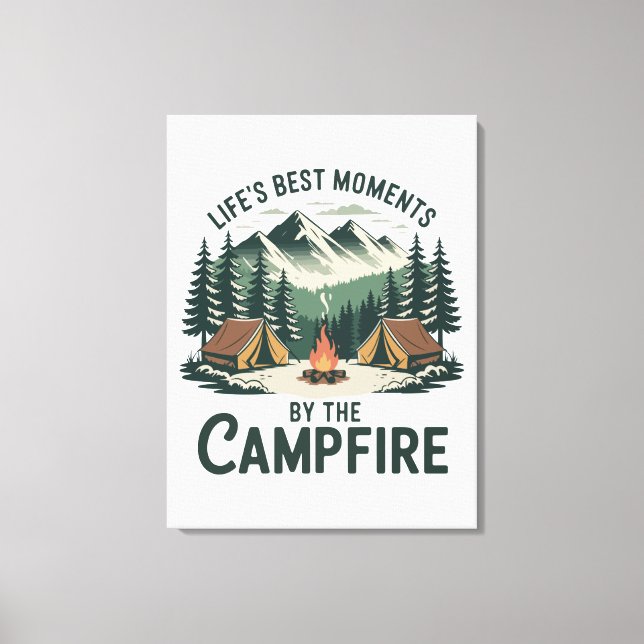 Campfire Moments Canvas Print (Front)