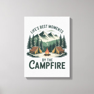 Campfire Moments Canvas Print