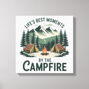 Campfire Moments Canvas Print