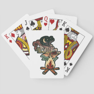 Campfire Night Adventure Playing Cards