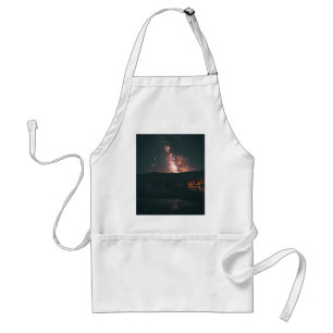 campfire night sky standard apron