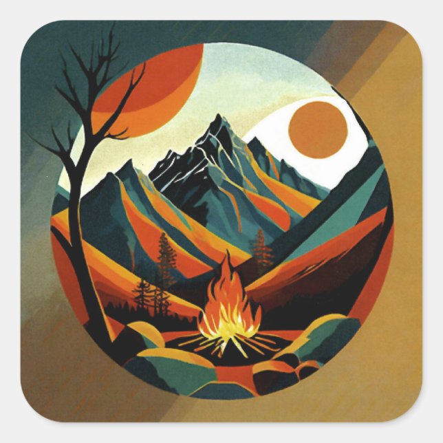 Campfire sticker (Front)