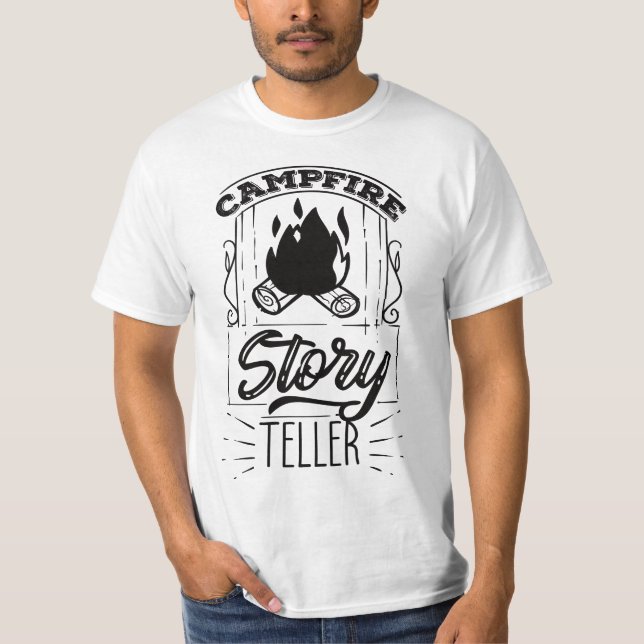 campfire story teller T-Shirt (Front)
