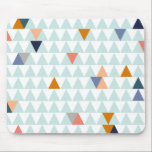 Campfire Triangles Mouse Pad<br><div class="desc">Retro triangle pattern with just the right amount of pop.</div>