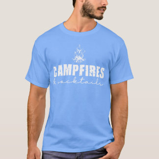 Campfires Cocktails Funny Camping Life Adventure g T-Shirt