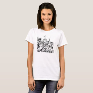 Campground Motif by Babbie - Martha's Vineyard T-Shirt