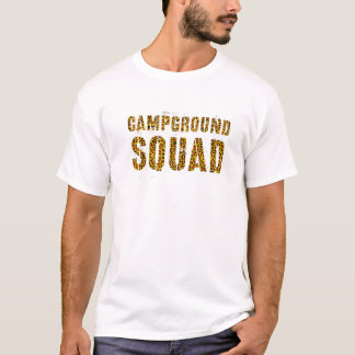 CAMPGROUND SQUAD Leopard Print Summer Counsellor T T-Shirt