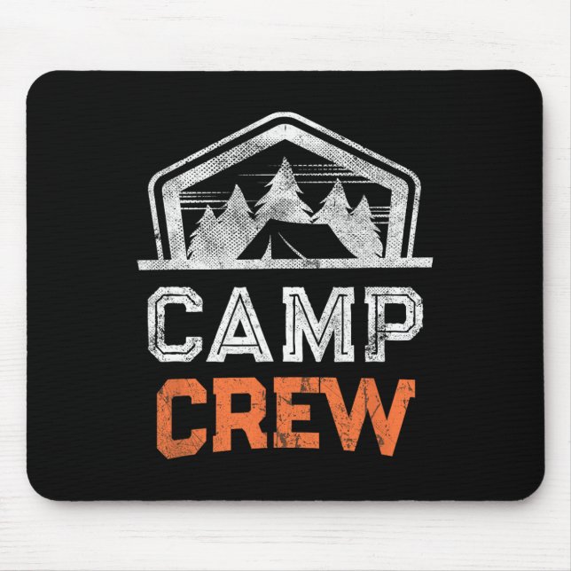 Campground Staff Camp Crew Summer Cousins Camping  Mouse Pad (Front)