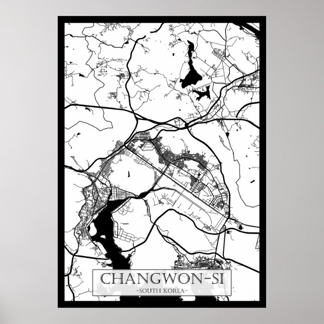 Campinas Brazil City Map Poster (Front)