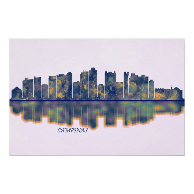 Campinas Skyline Poster (Front)