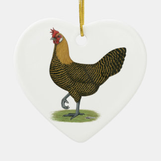 Campine: Golden Hen Ceramic Tree Decoration