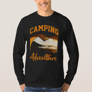 Camping Adventure Inspirational Amusing Camping Qu T-Shirt