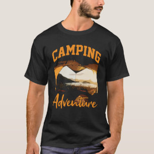 Camping Adventure Inspirational Amusing Camping Qu T-Shirt