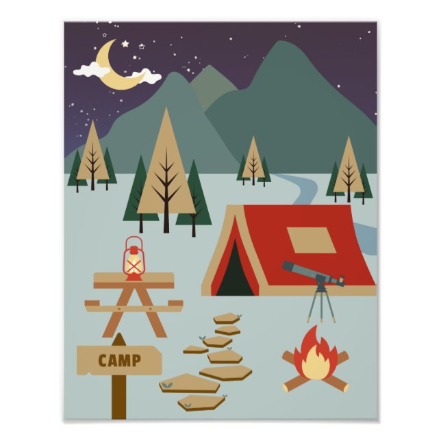 Camping Adventure Print (Front)