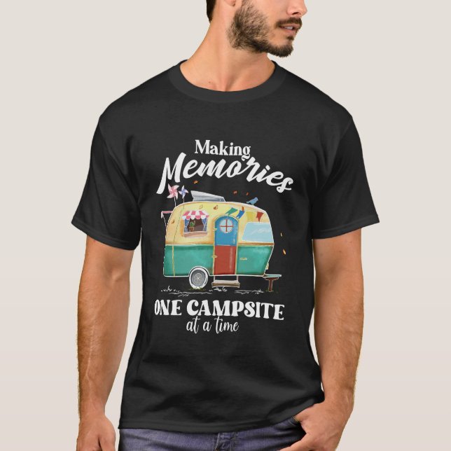 Camping Adventure Saying T-Shirt (Front)