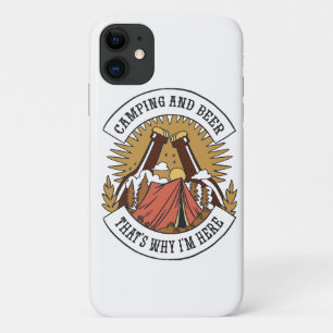 Camping and Beer Case-Mate iPhone Case
