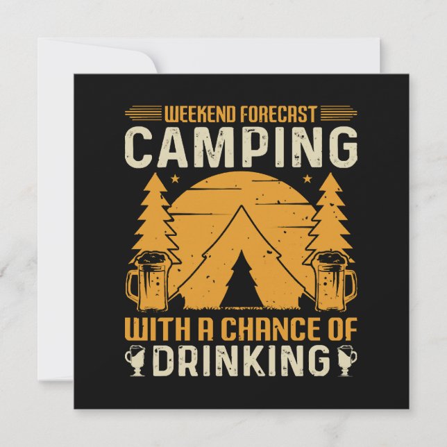 Camping and drinking (Front)
