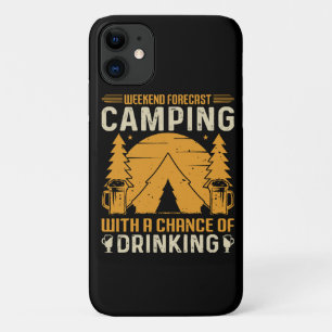 Camping and drinking Case-Mate iPhone case