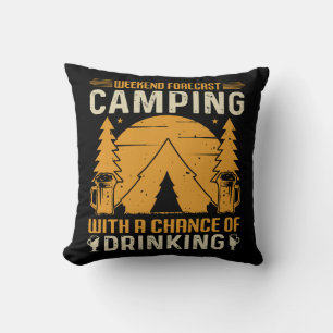 Camping and drinking cushion