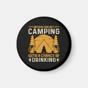 Camping and drinking magnet