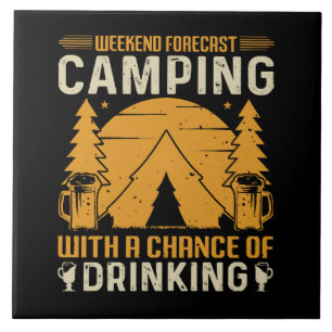 Camping and drinking tile