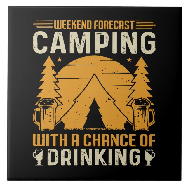 Camping and drinking tile (Front)