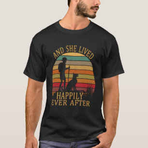 Camping And Hiking And She Lived Happily Ever Aft T-Shirt