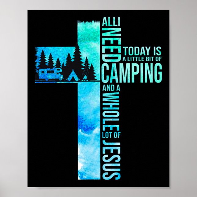 Camping And Jesus  Poster (Front)