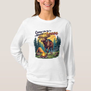 Camping Animal Funny T-shirt