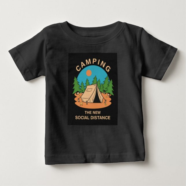Camping Baby T-Shirt (Front)