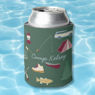 Camping Bachelorette Can Cooler