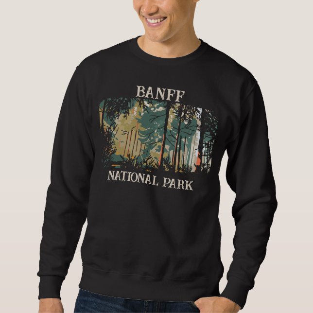 Camping Banff National Park Canada Sweatshirt (Front)
