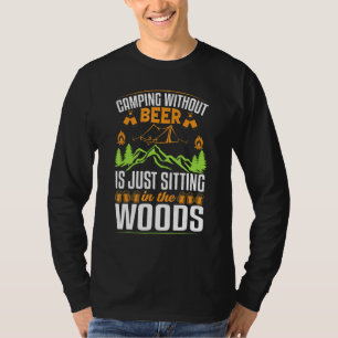 Camping Beer  Dad Son  T-Shirt
