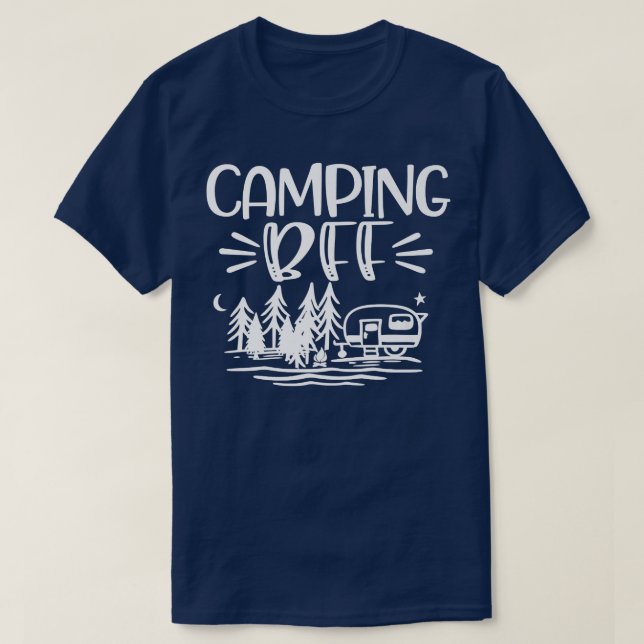 Camping BFF Lake River Mom Gift Funny Sassy T-Shirt (Design Front)