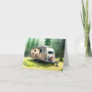 Camping Birthday Card