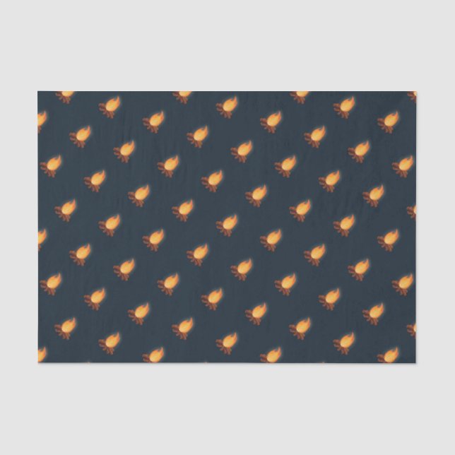 Camping Birthday Party Tissue Paper (Front)