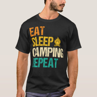 Camping Bonfire Camp Life Forest T-Shirt