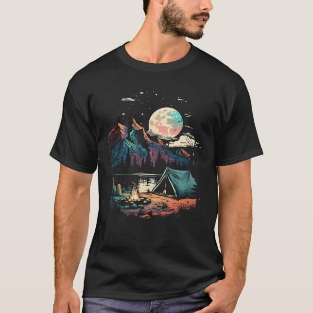 Camping By The Lake T-Shirt (Front)
