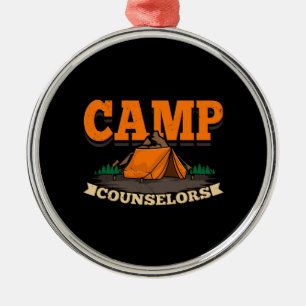 Camping - Camp Counselor Metal Tree Decoration