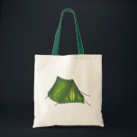 Camping Camp Tent Camper Hiker Outdoors Tote Bag<br><div class="desc">Tote bag features an original illustration of a green tent. Perfect for your favourite camping enthusiast!</div>
