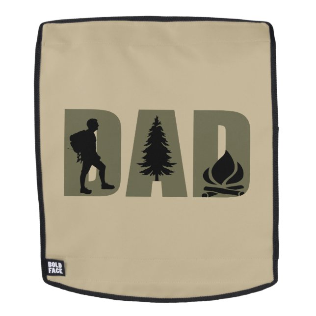 Camping camper and hiking hiker dad backpack (Removable Face)