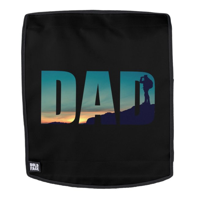 Camping camper and hiking hiker dad backpack (Removable Face)