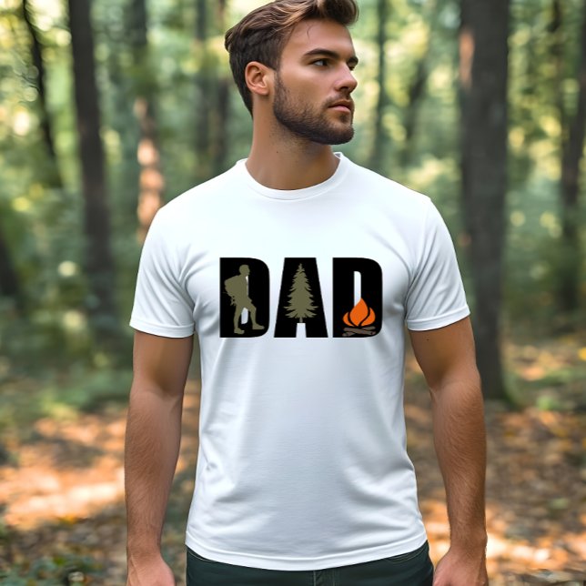 Camping camper and hiking hiker dad T-Shirt (Creator Uploaded)