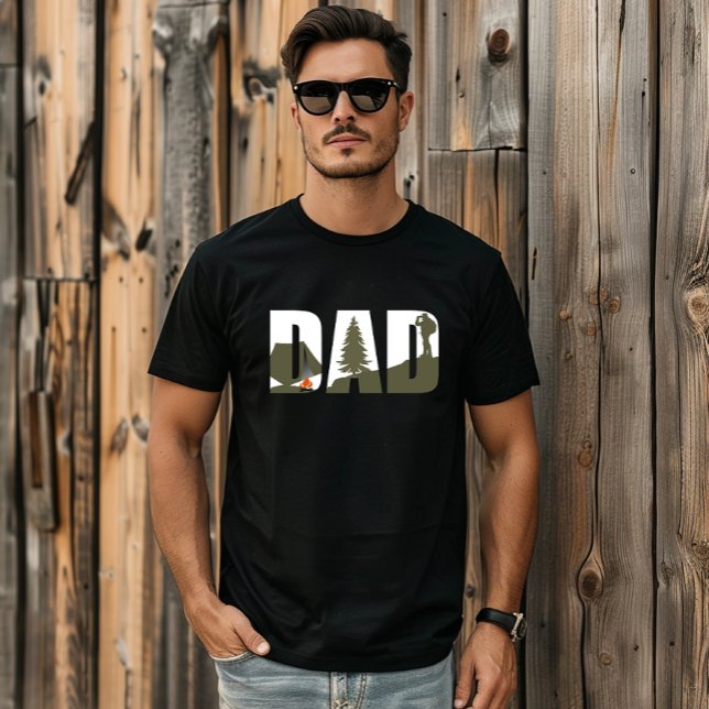 Camping camper and hiking hiker dad T-Shirt (Creator Uploaded)