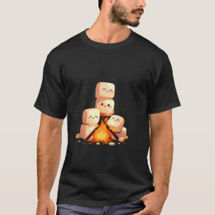 Camping Camper Campfire Smores Marshmallow 1 T-Shirt