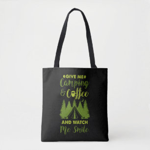 Camping Camper Coffee Gift Tote Bag