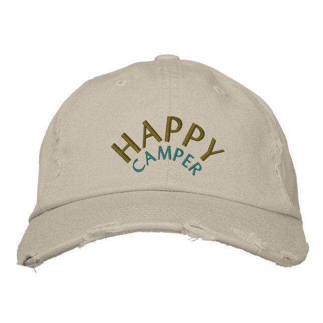 Camping / Camper Embroidered Hat (Front)
