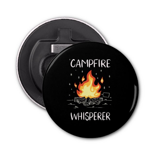 Camping Campfire Bottle Opener (Front)